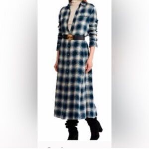 NWT Polo Ralph Lauren flannel shirt dress size 8